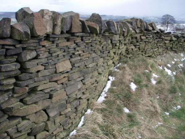 Sturdy dry stone walls