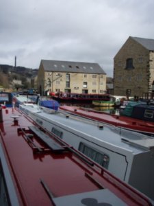 Canal boats in Halifax