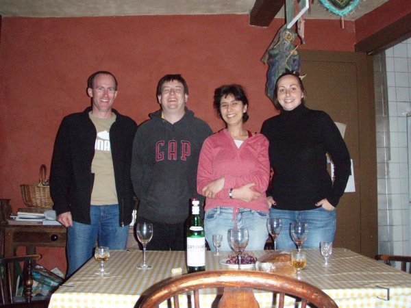 Michael, Thomas, Anja & Barbara in Brecon