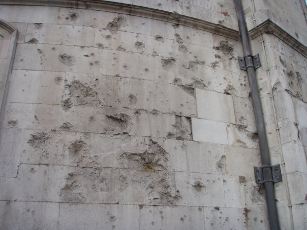 Blitz damage at St Clements