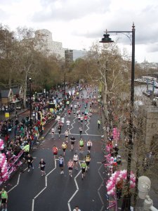 Glimpses of the London Marathon