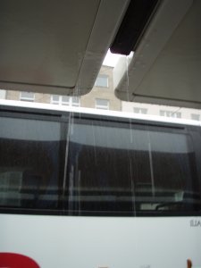 Leaky bus shelter