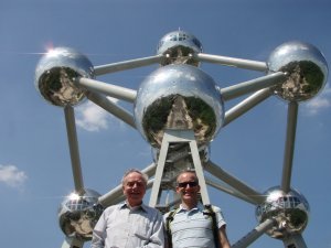 Michael & Jean-Pierre at the Atomium