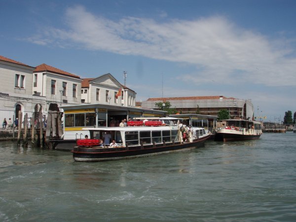 Our ferry that didn't go through the Grand Canal