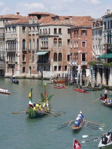 Rowing regatta on the Grand Canal