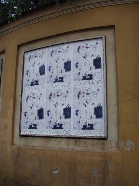 Interesting posters in Gornji Grad, Zagreb