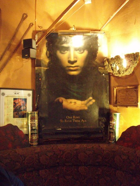 Lord of the Rings memorabilia at Tolkien's House