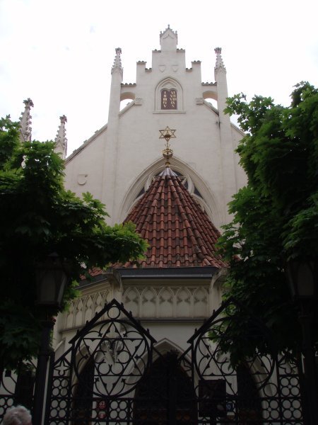 One of many historic Synagogues in Prague
