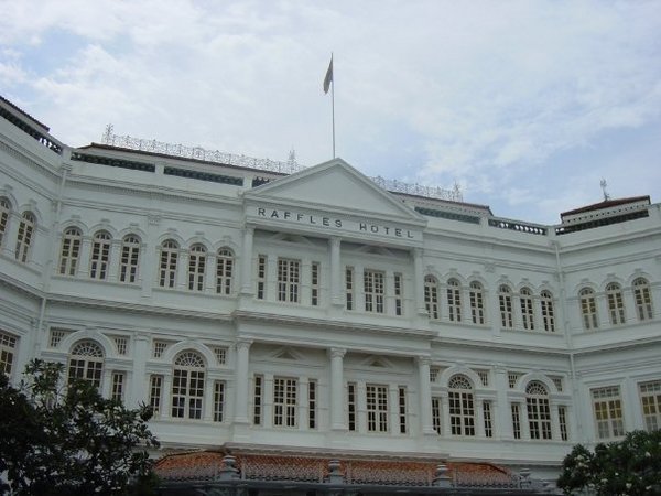 the famous Raffles hotel