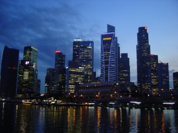Singapore at night!