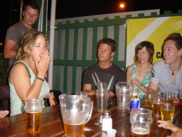 partying after our Whitsunday trip