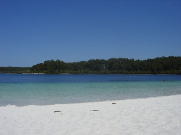 Lake Mackenzie on Fraser island