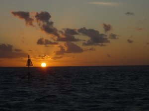 sunset view on Whitsundays