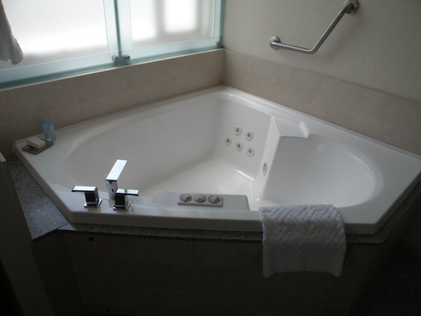 Jacuzzi in our bathroom