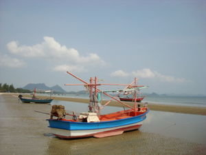 Fishing boats in Gulf of Siam