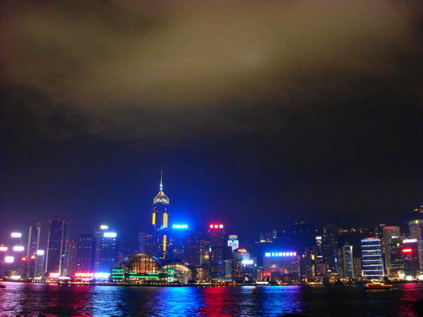 More HK skyline at night