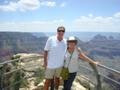 Ian and Carol at Grand Canyon Northern Rim