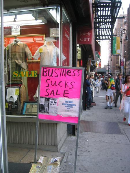 Business Sucks Sale!