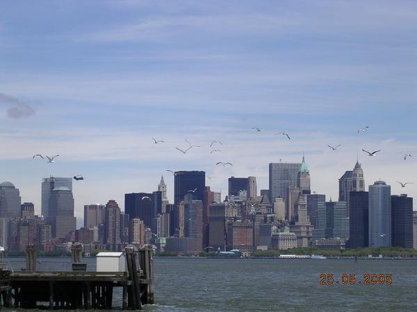 Chk out the skyline of NY Financial District