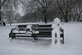 Snowman in Clapham Common