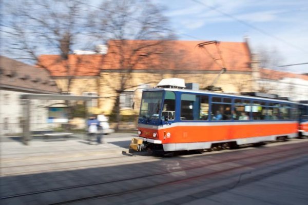 Tram in the Old Town