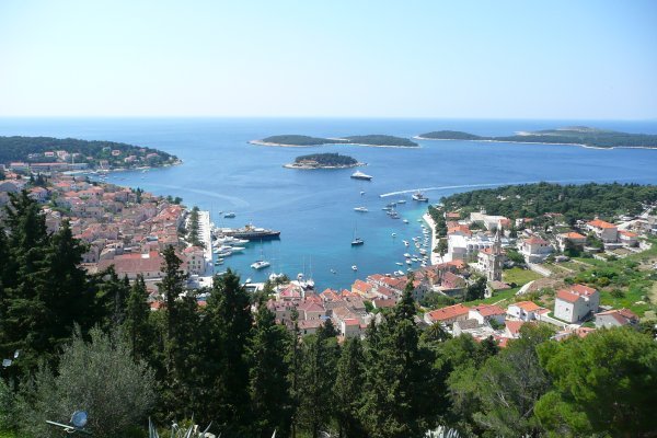 Hvar Town from the Castle