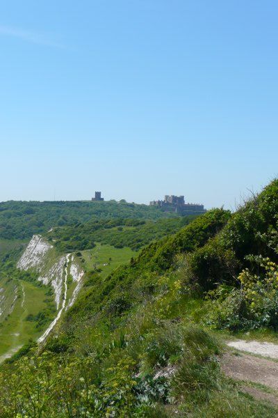 Dover Castle and the White Cliffs