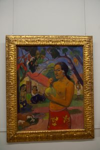Gauguin's 'Woman holding a fruit'