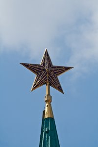 One of the 5 Kremlin Ruby Stars