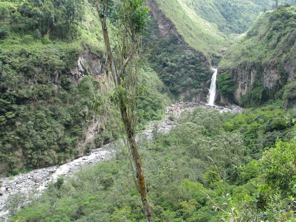 Waterfall in Baños