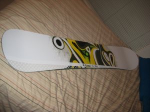 Daniel's snowboard