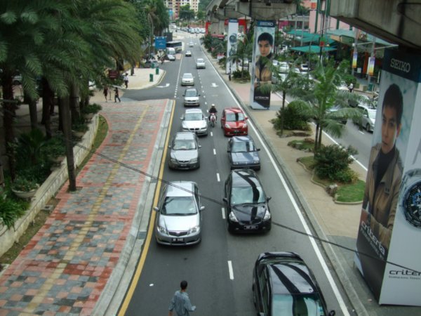 A street in Kuala Lumpur