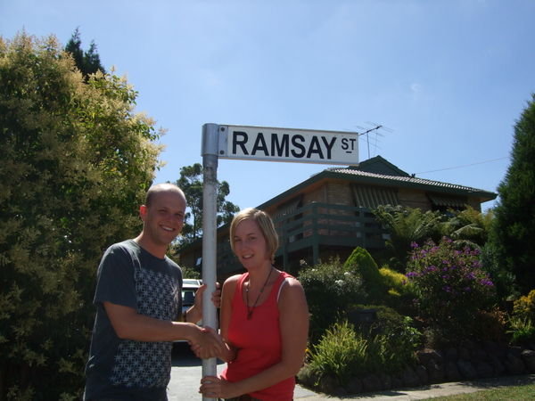 Joe and I at Ramsay Street!