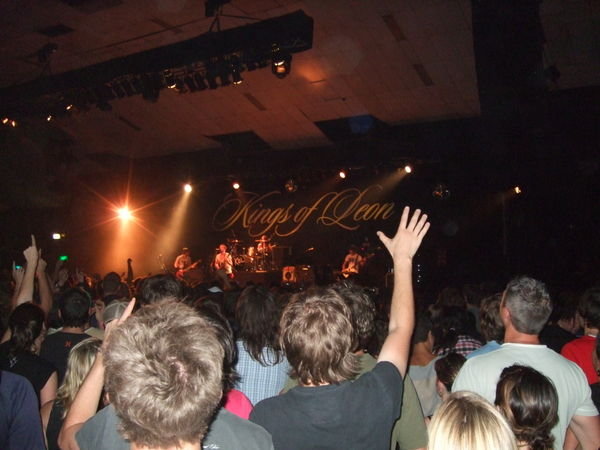 The Kings of Leon gig we went to in Melbourne! (on Dudley St!)