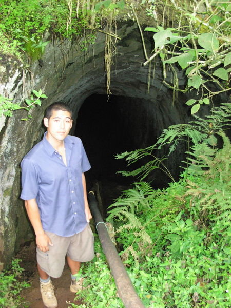 Entering The Lava Tube