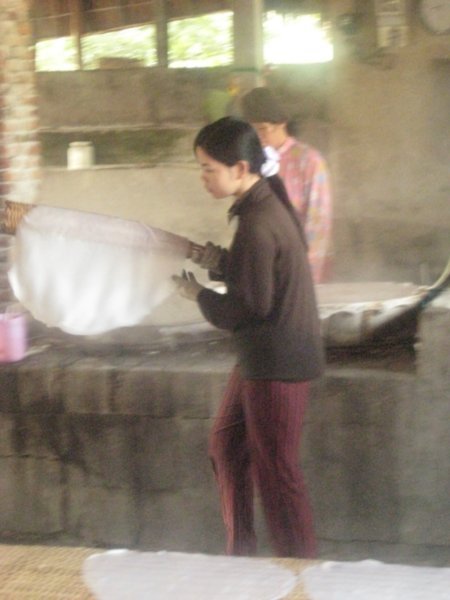 rice paper making