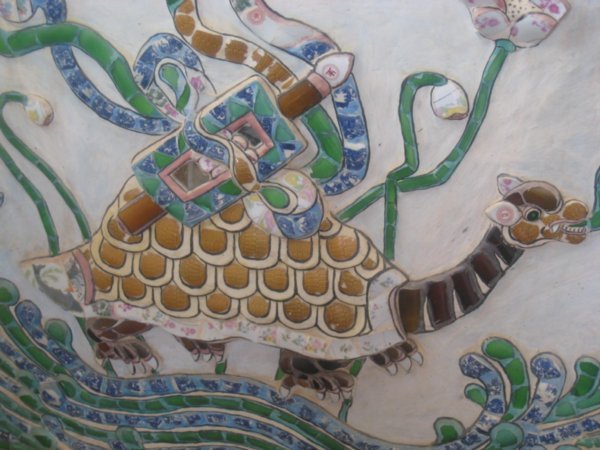 Detail on Dragon Pagoda