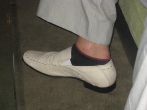 John's funky shoes