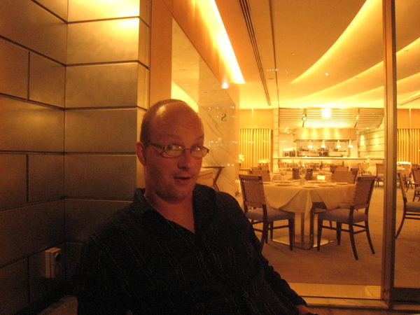 John at Supper in Singapore