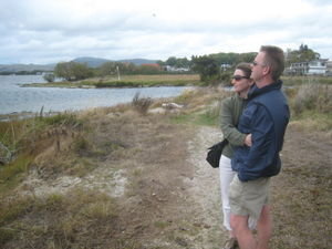 Pamela and Andrew by lake Rotorua