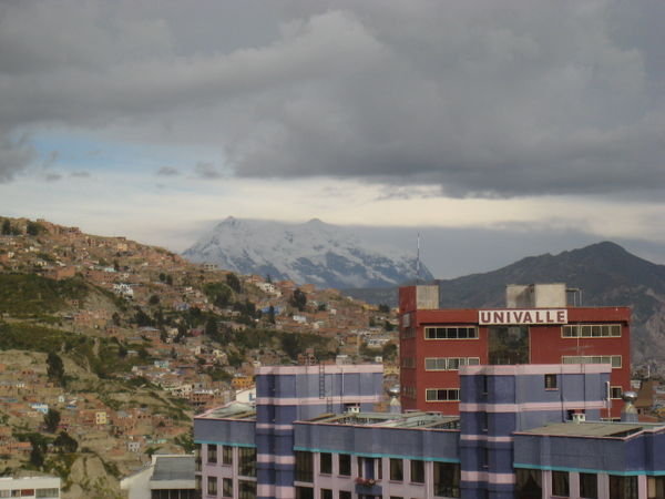 View from our apartment La Paz
