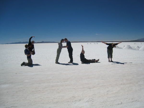 Trying to be arty on the Salt Flats