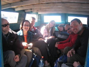 Heading across Titicaca 