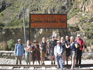 KM 82 start of our Inca Trail