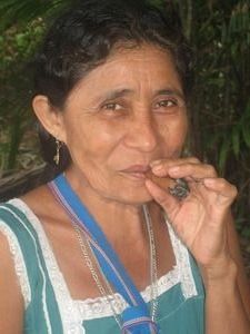 Cigar Smoking Guatemalan Woman