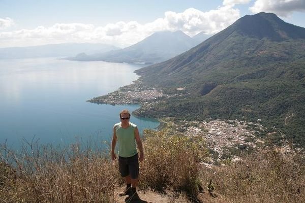Lago de Atitlan and Volcano San Pedro