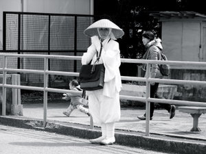 Japanese Woman in the Street