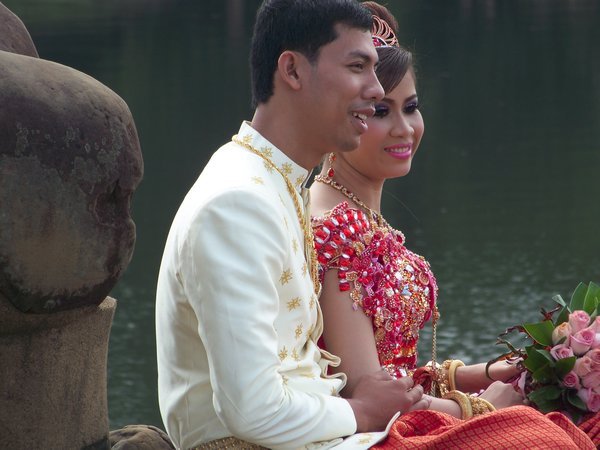 Cambodian Bride and Groom