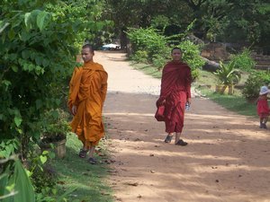 Monks at Temple