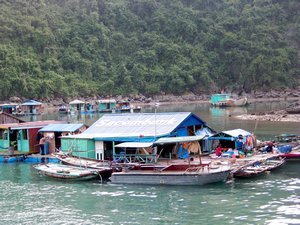 Floating Village in Ha Long
